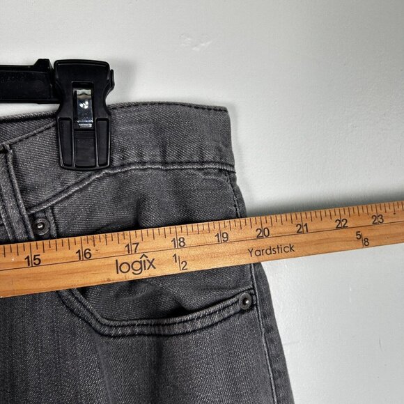 Levis Jeans Mens 40x30 Gray 569 Loose Straight Light Wash Cotton Denim - Picture 6 of 10